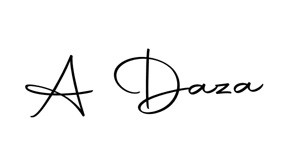 Make a beautiful signature design for name A Daza. With this signature (Autography-DOLnW) style, you can create a handwritten signature for free. A Daza signature style 10 images and pictures png