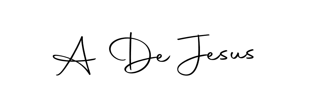 Make a beautiful signature design for name A De Jesus. With this signature (Autography-DOLnW) style, you can create a handwritten signature for free. A De Jesus signature style 10 images and pictures png