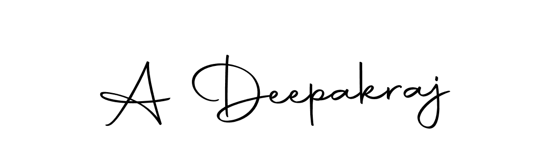 How to make A Deepakraj name signature. Use Autography-DOLnW style for creating short signs online. This is the latest handwritten sign. A Deepakraj signature style 10 images and pictures png