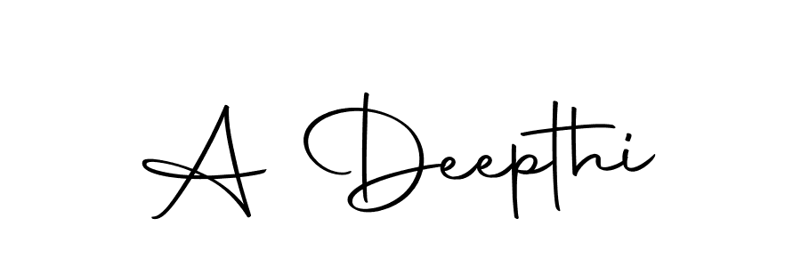 How to make A Deepthi signature? Autography-DOLnW is a professional autograph style. Create handwritten signature for A Deepthi name. A Deepthi signature style 10 images and pictures png