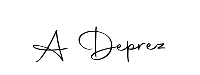 A Deprez stylish signature style. Best Handwritten Sign (Autography-DOLnW) for my name. Handwritten Signature Collection Ideas for my name A Deprez. A Deprez signature style 10 images and pictures png