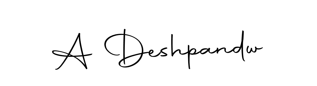 How to make A Deshpandw signature? Autography-DOLnW is a professional autograph style. Create handwritten signature for A Deshpandw name. A Deshpandw signature style 10 images and pictures png