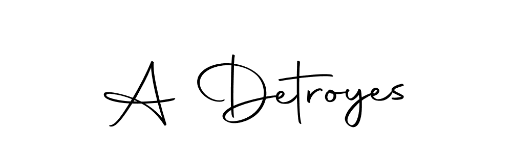 Use a signature maker to create a handwritten signature online. With this signature software, you can design (Autography-DOLnW) your own signature for name A Detroyes. A Detroyes signature style 10 images and pictures png