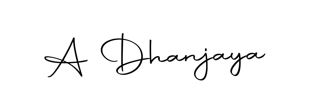 You should practise on your own different ways (Autography-DOLnW) to write your name (A Dhanjaya) in signature. don't let someone else do it for you. A Dhanjaya signature style 10 images and pictures png