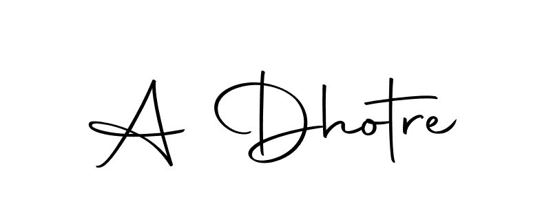 Here are the top 10 professional signature styles for the name A Dhotre. These are the best autograph styles you can use for your name. A Dhotre signature style 10 images and pictures png