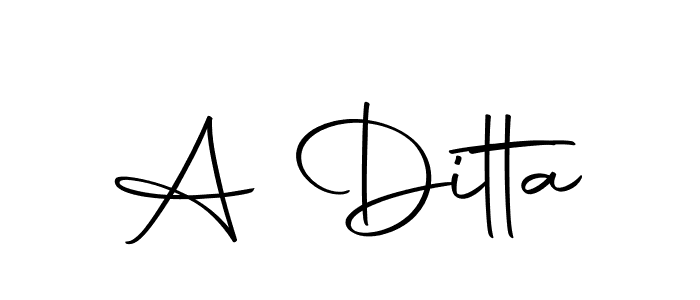 How to make A Ditta name signature. Use Autography-DOLnW style for creating short signs online. This is the latest handwritten sign. A Ditta signature style 10 images and pictures png