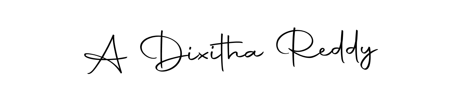 Also we have A Dixitha Reddy name is the best signature style. Create professional handwritten signature collection using Autography-DOLnW autograph style. A Dixitha Reddy signature style 10 images and pictures png