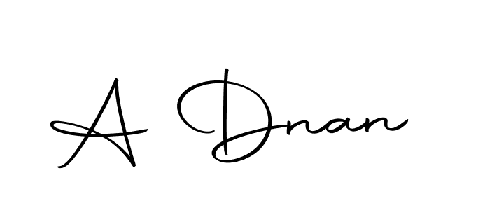 The best way (Autography-DOLnW) to make a short signature is to pick only two or three words in your name. The name A Dnan  include a total of six letters. For converting this name. A Dnan  signature style 10 images and pictures png