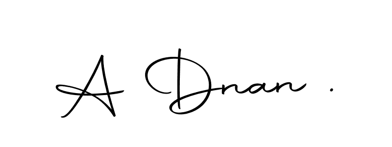 This is the best signature style for the A Dnan . name. Also you like these signature font (Autography-DOLnW). Mix name signature. A Dnan . signature style 10 images and pictures png
