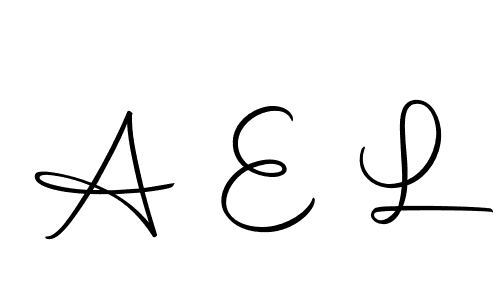 You should practise on your own different ways (Autography-DOLnW) to write your name (A E L) in signature. don't let someone else do it for you. A E L signature style 10 images and pictures png