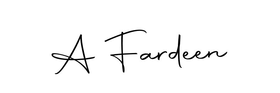 Create a beautiful signature design for name A Fardeen. With this signature (Autography-DOLnW) fonts, you can make a handwritten signature for free. A Fardeen signature style 10 images and pictures png