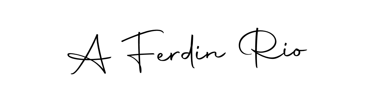 A Ferdin Rio stylish signature style. Best Handwritten Sign (Autography-DOLnW) for my name. Handwritten Signature Collection Ideas for my name A Ferdin Rio. A Ferdin Rio signature style 10 images and pictures png