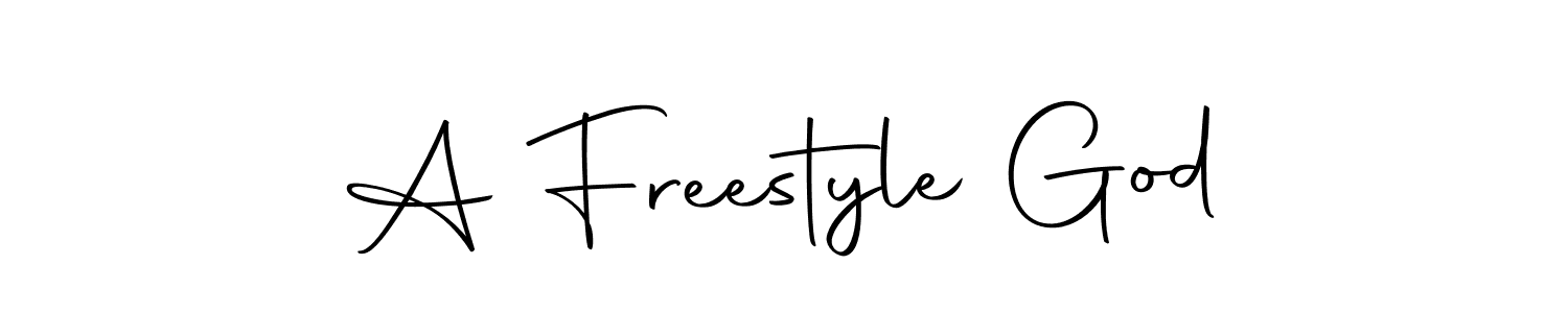 Use a signature maker to create a handwritten signature online. With this signature software, you can design (Autography-DOLnW) your own signature for name A Freestyle God. A Freestyle God signature style 10 images and pictures png