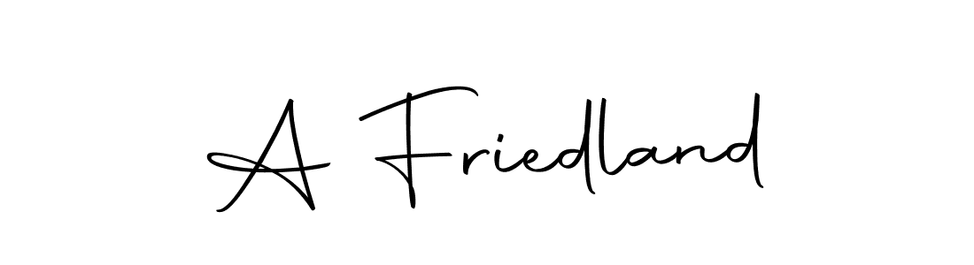 Create a beautiful signature design for name A Friedland. With this signature (Autography-DOLnW) fonts, you can make a handwritten signature for free. A Friedland signature style 10 images and pictures png