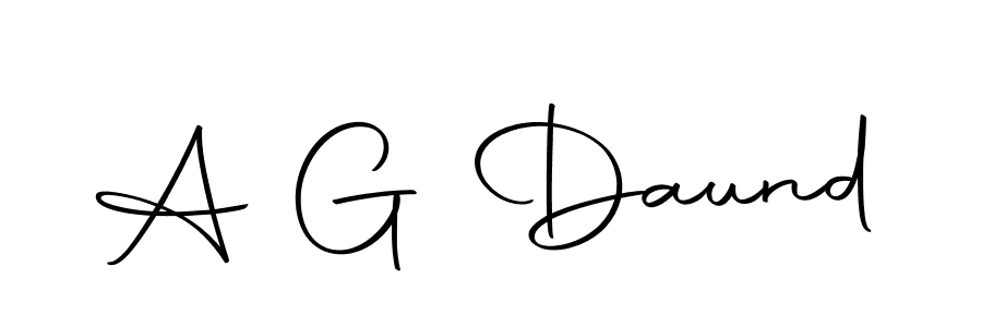 Use a signature maker to create a handwritten signature online. With this signature software, you can design (Autography-DOLnW) your own signature for name A G Daund. A G Daund signature style 10 images and pictures png