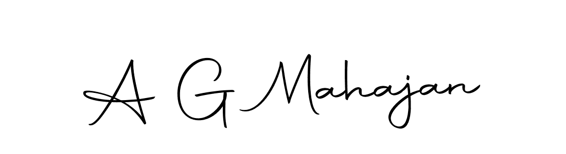 How to make A G Mahajan name signature. Use Autography-DOLnW style for creating short signs online. This is the latest handwritten sign. A G Mahajan signature style 10 images and pictures png