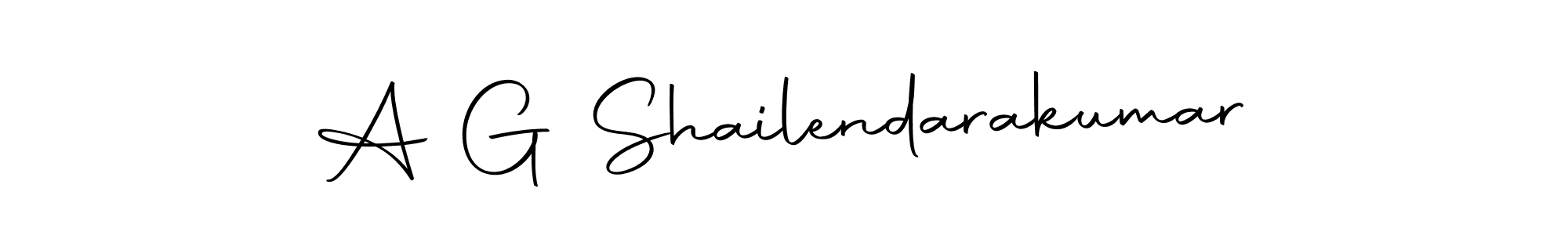 A G Shailendarakumar stylish signature style. Best Handwritten Sign (Autography-DOLnW) for my name. Handwritten Signature Collection Ideas for my name A G Shailendarakumar. A G Shailendarakumar signature style 10 images and pictures png