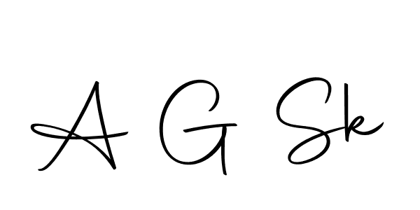 How to make A G Sk name signature. Use Autography-DOLnW style for creating short signs online. This is the latest handwritten sign. A G Sk signature style 10 images and pictures png