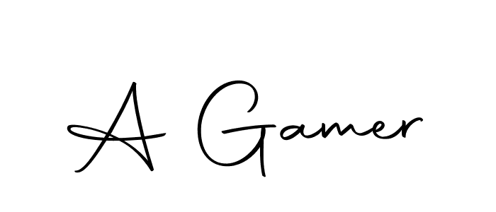 Use a signature maker to create a handwritten signature online. With this signature software, you can design (Autography-DOLnW) your own signature for name A Gamer. A Gamer signature style 10 images and pictures png