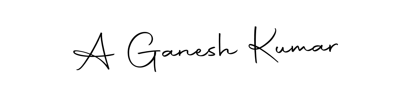 Make a beautiful signature design for name A Ganesh Kumar. Use this online signature maker to create a handwritten signature for free. A Ganesh Kumar signature style 10 images and pictures png