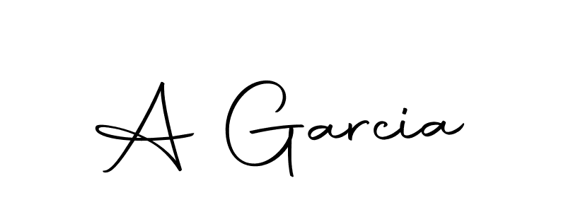 Make a beautiful signature design for name A Garcia. With this signature (Autography-DOLnW) style, you can create a handwritten signature for free. A Garcia signature style 10 images and pictures png