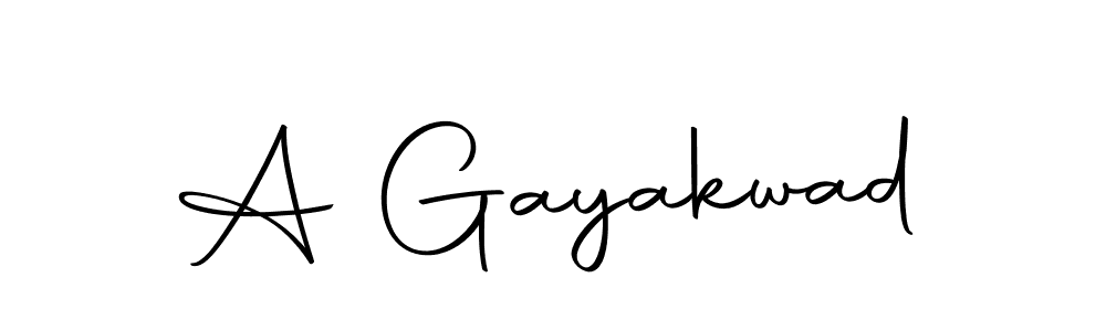 Use a signature maker to create a handwritten signature online. With this signature software, you can design (Autography-DOLnW) your own signature for name A Gayakwad. A Gayakwad signature style 10 images and pictures png