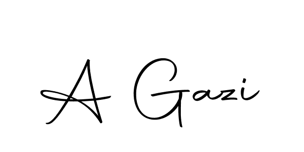 Also we have A Gazi name is the best signature style. Create professional handwritten signature collection using Autography-DOLnW autograph style. A Gazi signature style 10 images and pictures png