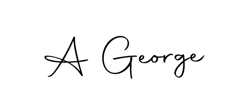 Make a beautiful signature design for name A George. With this signature (Autography-DOLnW) style, you can create a handwritten signature for free. A George signature style 10 images and pictures png