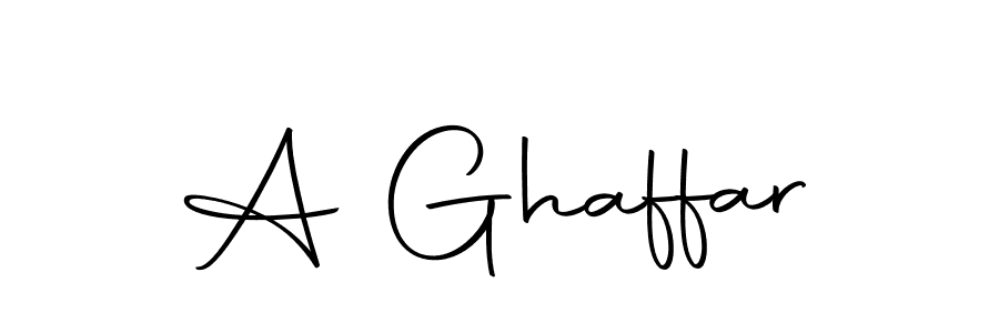 Make a beautiful signature design for name A Ghaffar. With this signature (Autography-DOLnW) style, you can create a handwritten signature for free. A Ghaffar signature style 10 images and pictures png