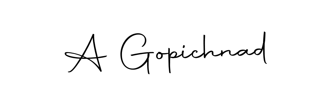 A Gopichnad stylish signature style. Best Handwritten Sign (Autography-DOLnW) for my name. Handwritten Signature Collection Ideas for my name A Gopichnad. A Gopichnad signature style 10 images and pictures png