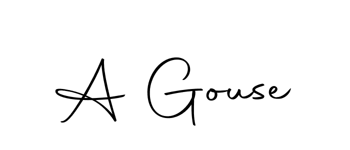 Create a beautiful signature design for name A Gouse. With this signature (Autography-DOLnW) fonts, you can make a handwritten signature for free. A Gouse signature style 10 images and pictures png