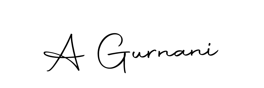 Use a signature maker to create a handwritten signature online. With this signature software, you can design (Autography-DOLnW) your own signature for name A Gurnani. A Gurnani signature style 10 images and pictures png