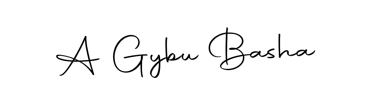 A Gybu Basha stylish signature style. Best Handwritten Sign (Autography-DOLnW) for my name. Handwritten Signature Collection Ideas for my name A Gybu Basha. A Gybu Basha signature style 10 images and pictures png