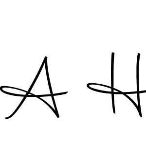 How to Draw A H signature style? Autography-DOLnW is a latest design signature styles for name A H. A H signature style 10 images and pictures png