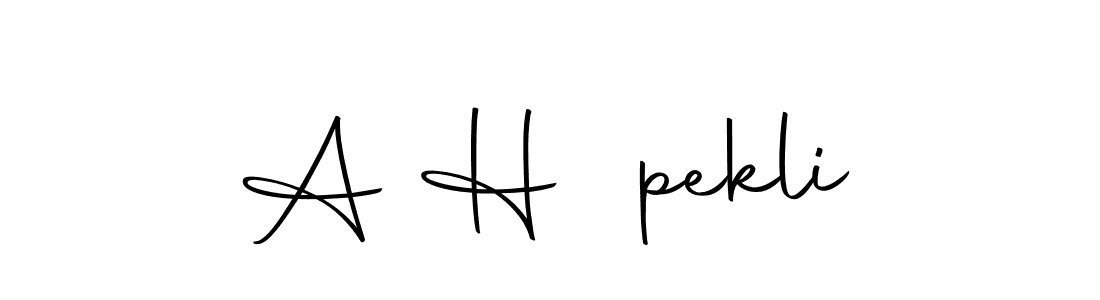 You should practise on your own different ways (Autography-DOLnW) to write your name (A H İpekli) in signature. don't let someone else do it for you. A H İpekli signature style 10 images and pictures png