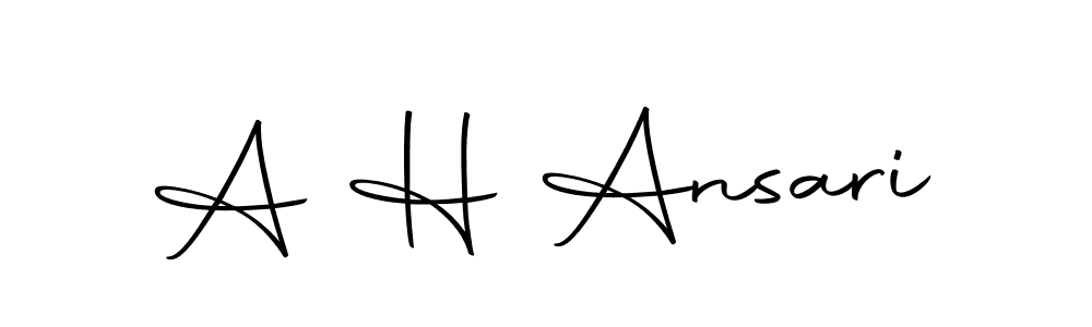 It looks lik you need a new signature style for name A H Ansari. Design unique handwritten (Autography-DOLnW) signature with our free signature maker in just a few clicks. A H Ansari signature style 10 images and pictures png