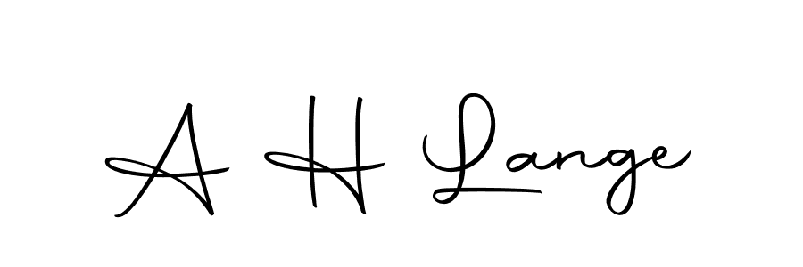 Best and Professional Signature Style for A H Lange. Autography-DOLnW Best Signature Style Collection. A H Lange signature style 10 images and pictures png