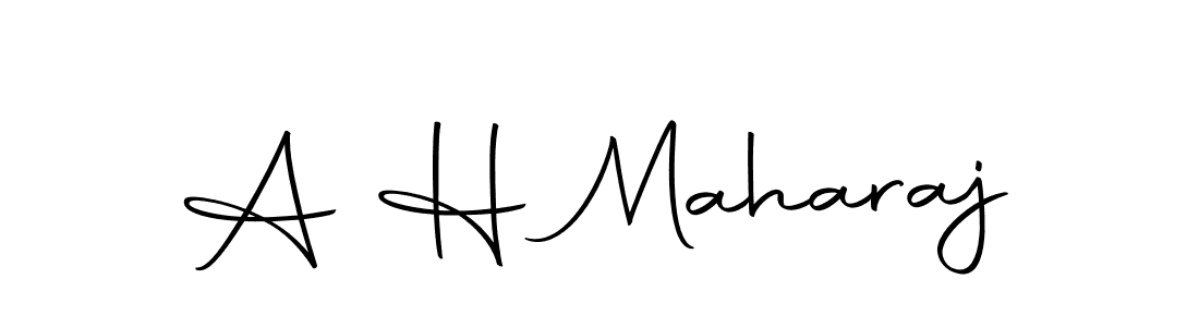 Autography-DOLnW is a professional signature style that is perfect for those who want to add a touch of class to their signature. It is also a great choice for those who want to make their signature more unique. Get A H Maharaj name to fancy signature for free. A H Maharaj signature style 10 images and pictures png