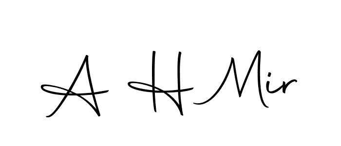 Also we have A H Mir name is the best signature style. Create professional handwritten signature collection using Autography-DOLnW autograph style. A H Mir signature style 10 images and pictures png