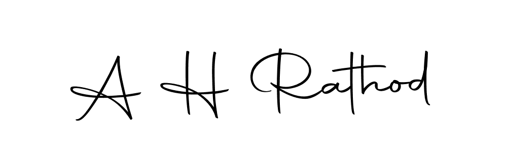 Also we have A H Rathod name is the best signature style. Create professional handwritten signature collection using Autography-DOLnW autograph style. A H Rathod signature style 10 images and pictures png