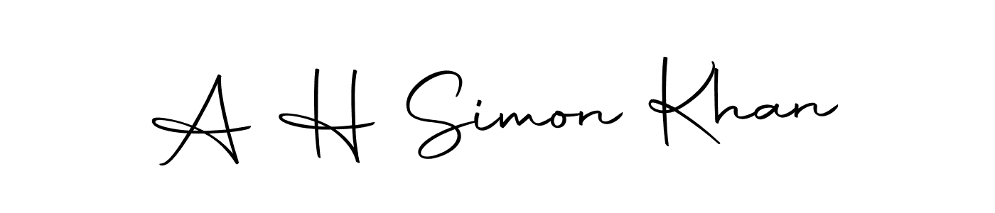 See photos of A H Simon Khan official signature by Spectra . Check more albums & portfolios. Read reviews & check more about Autography-DOLnW font. A H Simon Khan signature style 10 images and pictures png