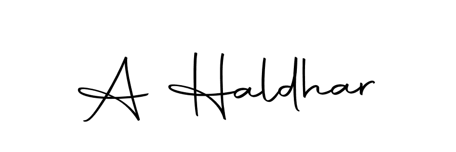 How to make A Haldhar name signature. Use Autography-DOLnW style for creating short signs online. This is the latest handwritten sign. A Haldhar signature style 10 images and pictures png