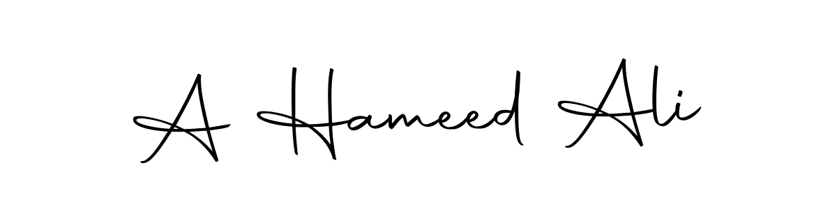 Here are the top 10 professional signature styles for the name A Hameed Ali. These are the best autograph styles you can use for your name. A Hameed Ali signature style 10 images and pictures png