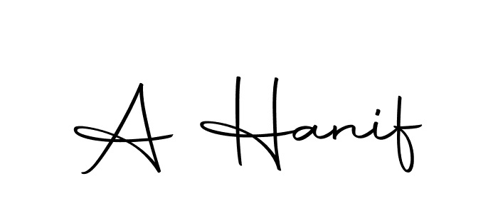 You should practise on your own different ways (Autography-DOLnW) to write your name (A Hanif) in signature. don't let someone else do it for you. A Hanif signature style 10 images and pictures png