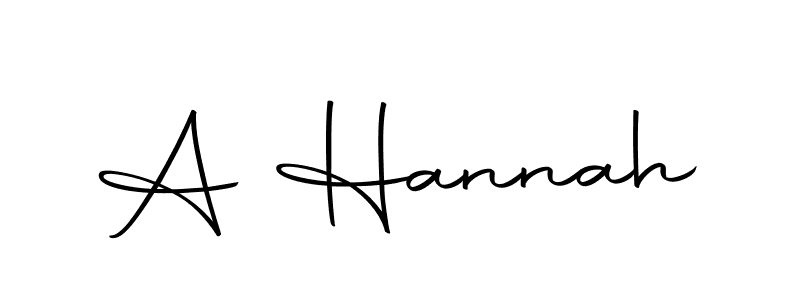 Here are the top 10 professional signature styles for the name A Hannah. These are the best autograph styles you can use for your name. A Hannah signature style 10 images and pictures png