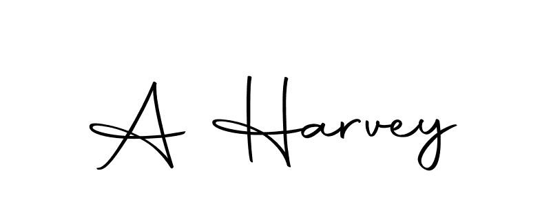 Design your own signature with our free online signature maker. With this signature software, you can create a handwritten (Autography-DOLnW) signature for name A Harvey. A Harvey signature style 10 images and pictures png