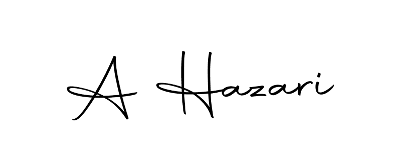 Design your own signature with our free online signature maker. With this signature software, you can create a handwritten (Autography-DOLnW) signature for name A Hazari. A Hazari signature style 10 images and pictures png