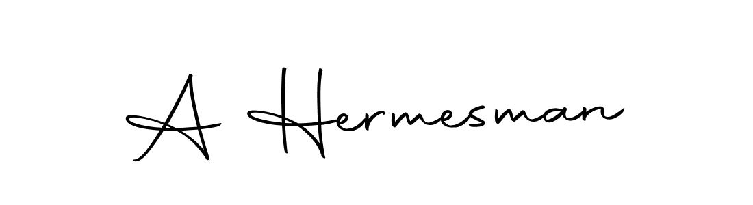 You should practise on your own different ways (Autography-DOLnW) to write your name (A Hermesman) in signature. don't let someone else do it for you. A Hermesman signature style 10 images and pictures png