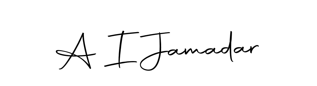 A I Jamadar stylish signature style. Best Handwritten Sign (Autography-DOLnW) for my name. Handwritten Signature Collection Ideas for my name A I Jamadar. A I Jamadar signature style 10 images and pictures png