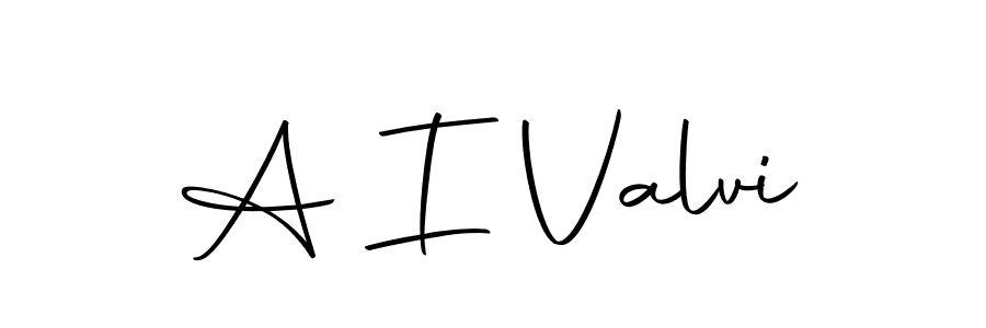 Create a beautiful signature design for name A I Valvi. With this signature (Autography-DOLnW) fonts, you can make a handwritten signature for free. A I Valvi signature style 10 images and pictures png